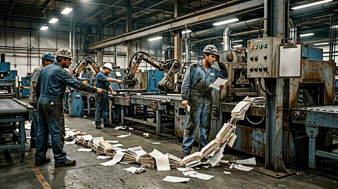 Why AI Without Operational Data Still Fails in Manufacturing