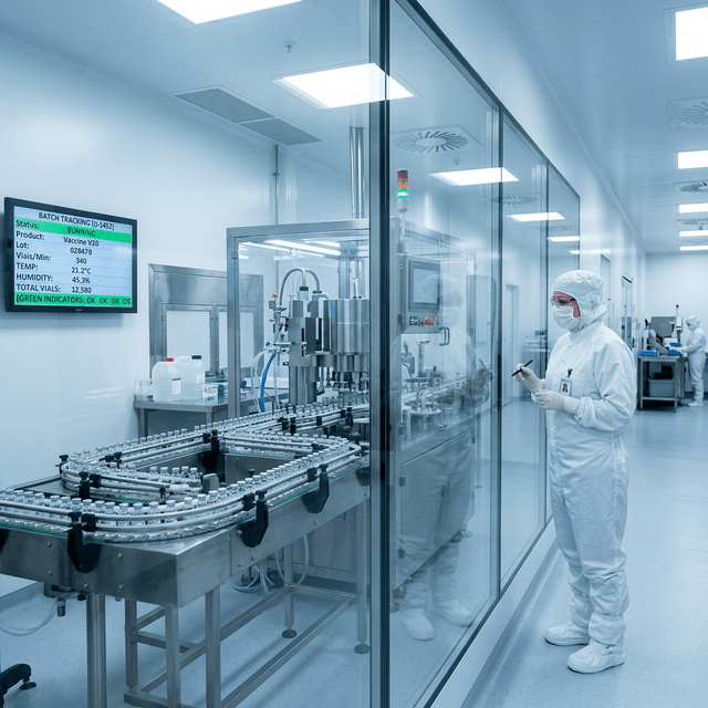 Pharmaceuticals manufacturing with IRIS