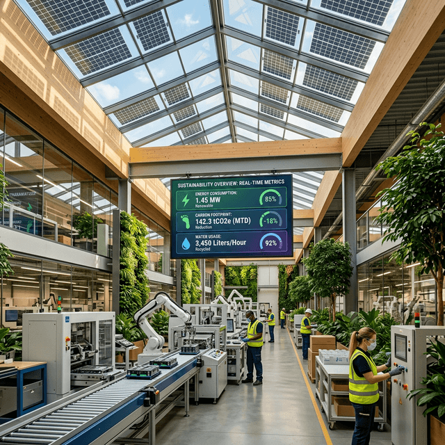 ESG Module — sustainability and environmental dashboard